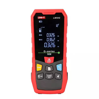 आउटडोर लेजर दूरी माप उपकरण लंबाई मीटर UNI-T LM50G 50M