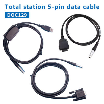 DOC129 TOPCON SOKKIA कुल स्टेशनों ES/OS/PS के लिए डेटा केबल पीसी के लिए (win11) 5 पिन