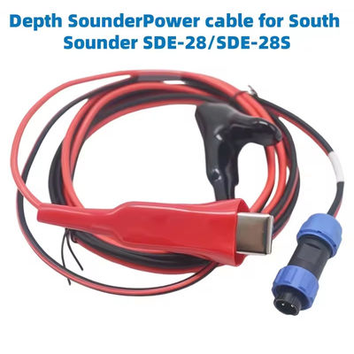 दक्षिण SDE-28/SDE-28S गहराई साउंडर एसी पावर एडाप्टर 12V बाहरी बैटरी पावर केबल W2J20 दक्षिण साउंडर SDE-28/SDE-28S के लिए
