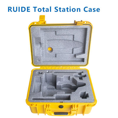 सर्वेक्षण यंत्र के लिए नया पीला प्लास्टिक हार्ड केस RUIDE RTS822 TIANYU CTS630 कुल स्टेशन