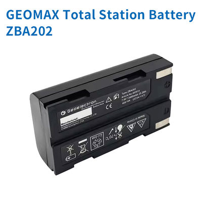 GEOMAX Zenith10 / 20 GNSS के लिए 3400mAh ZBA203 ZBA202 बैटरी 7.4V 3400mAh सर्वेक्षण उपकरण