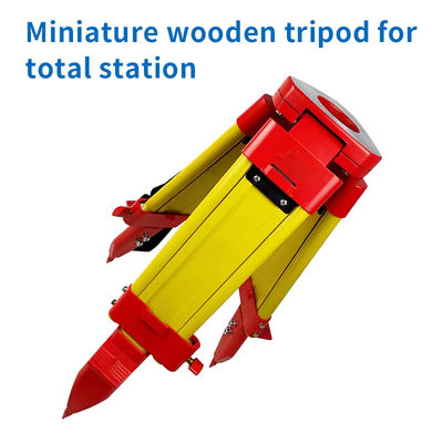 लीका सर्वेइंग इंस्ट्रूमेंट कुल स्टेशन के लिए मिनी लकड़ी का तिपाई