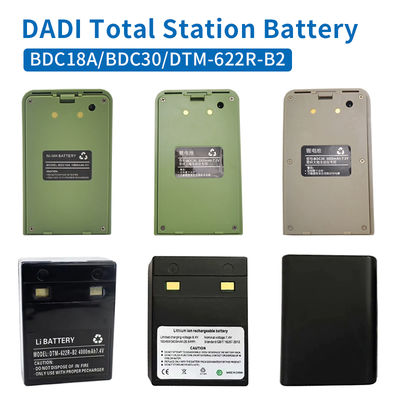 DADl 7.2V 3000mAh BDC30 बैटरी DADI DTM112 DTM102 टोटल स्टेशन Li-ion बैटरी BDC18A DTM-622R-B2 के लिए