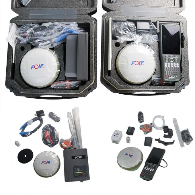 सर्वेक्षण उपकरण जीपीएस आरटीके बेस और रोवर एफओआईएफ ए60 प्रो 1408 चैनल जीएनएसएस जीपीएसएस आरटीके रिसीवर 4